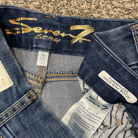 SEVEN high waisted tummyless bootcut jeans - Picture 4 of 4